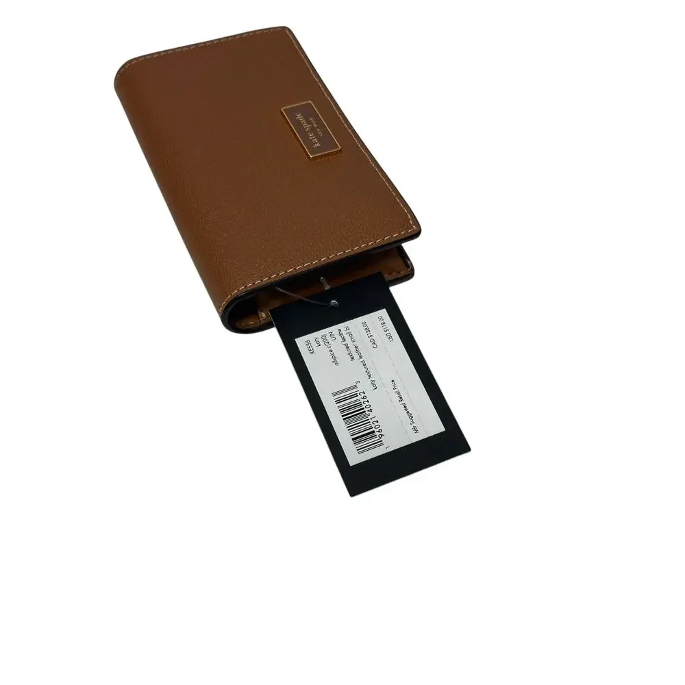 Kate Spade Katy Small Bifold Snap Wallet in Allspice Cake